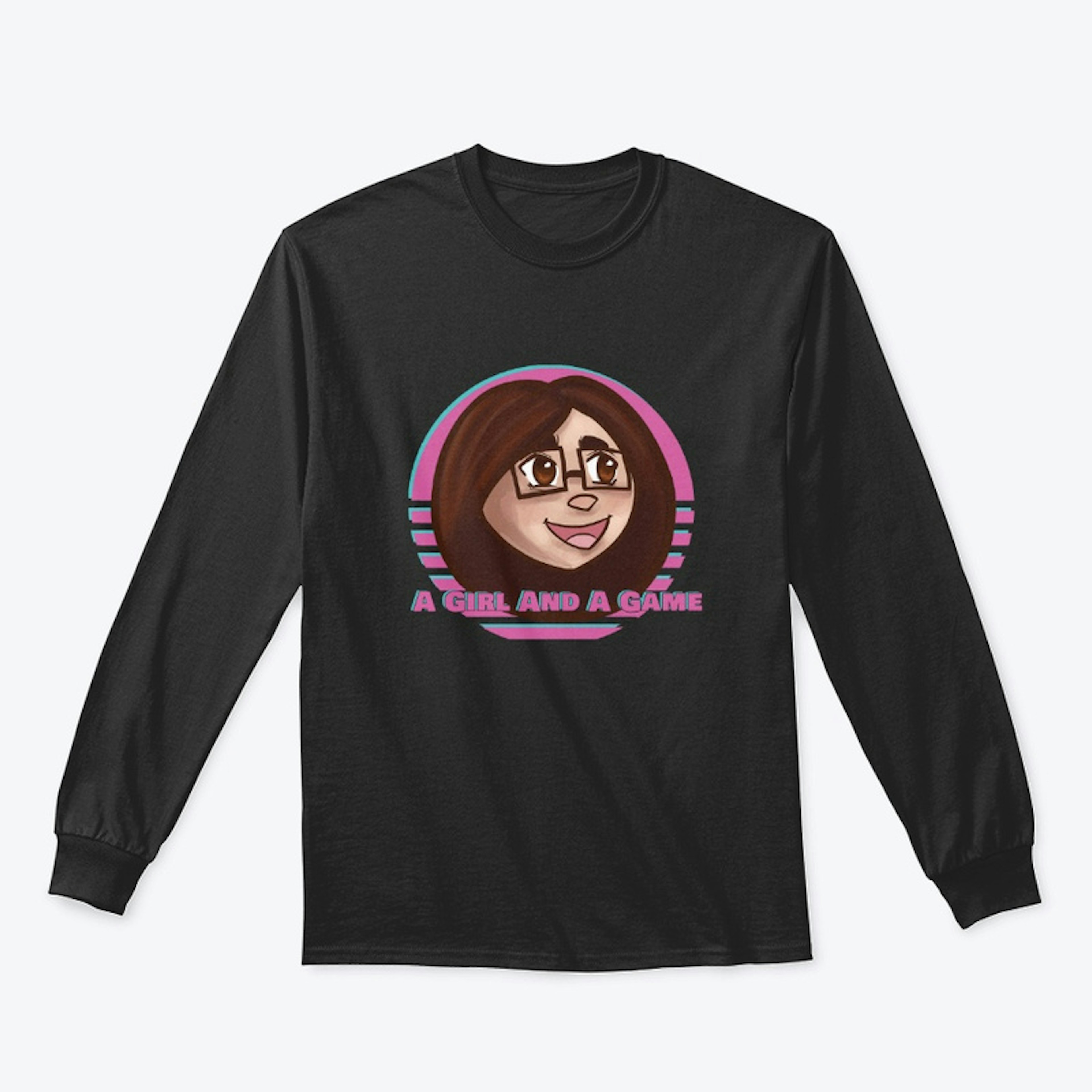 A Girl And A Game Logo Long Sleeve