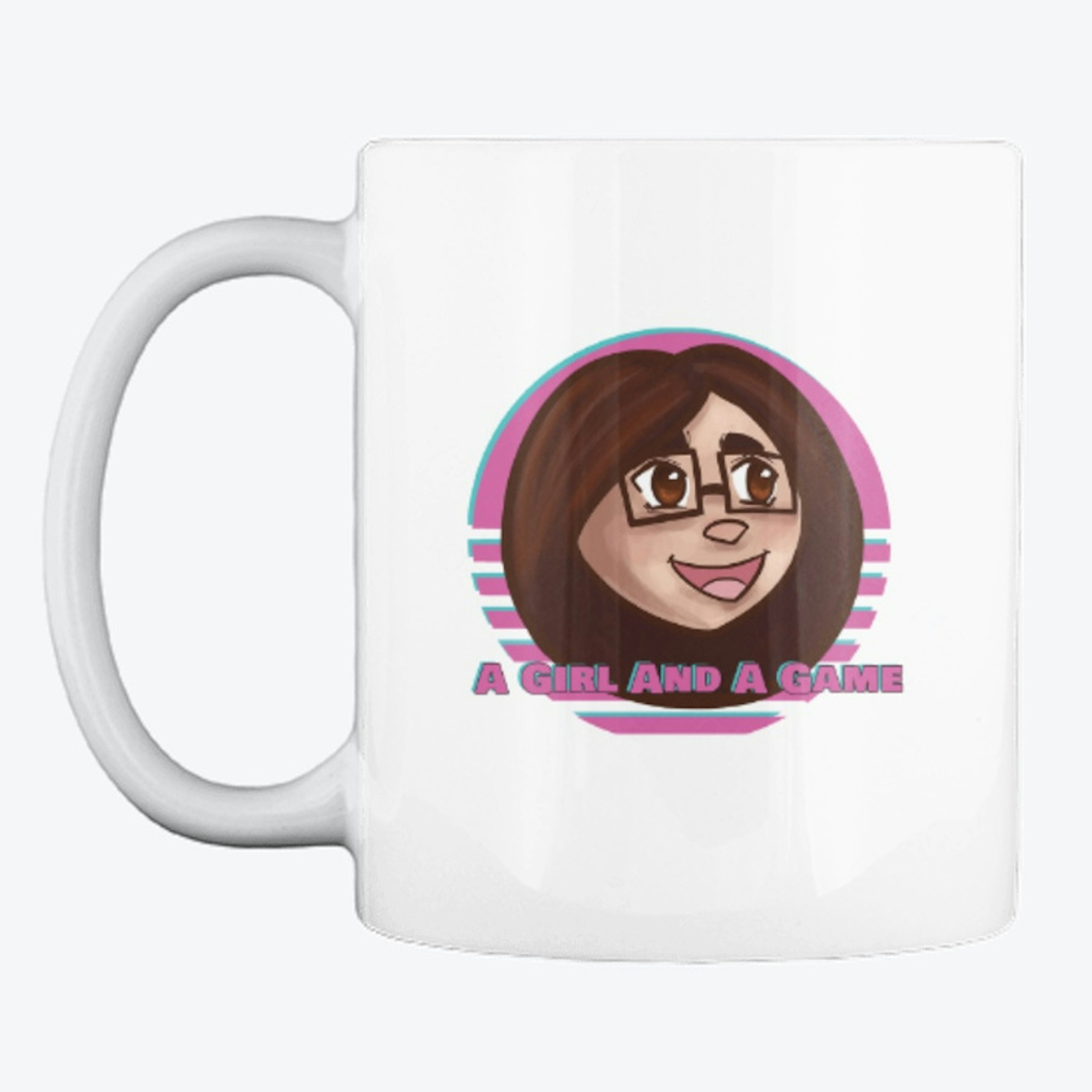 A Girl And A Game Logo Mug